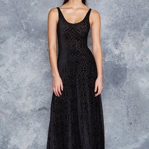 Blackmilk Burned Velvet Maxi Dress